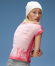 BLURRED SPRAY LOGO S/S BABY TEE