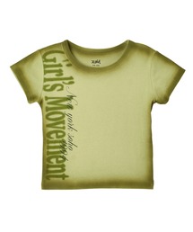 X-girl | BLURRED SPRAY LOGO S/S BABY TEE(Tシャツ/カットソー)