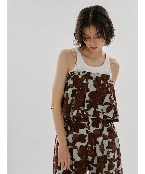 emmi（エミ）の「ジャガードタックビスチェ【セットアップ対応】（その他トップス・レディース・アイボリー/ミント・F）」の13枚目の写真