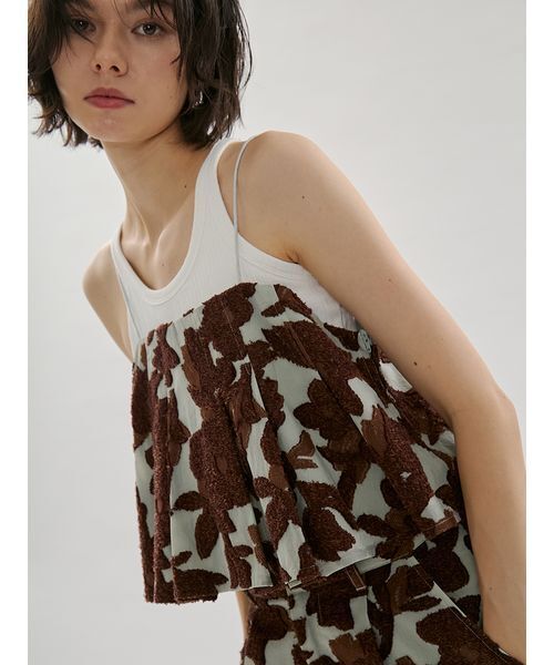 emmi（エミ）の「ジャガードタックビスチェ【セットアップ対応】（その他トップス・レディース・アイボリー/ミント・F）」の15枚目の写真