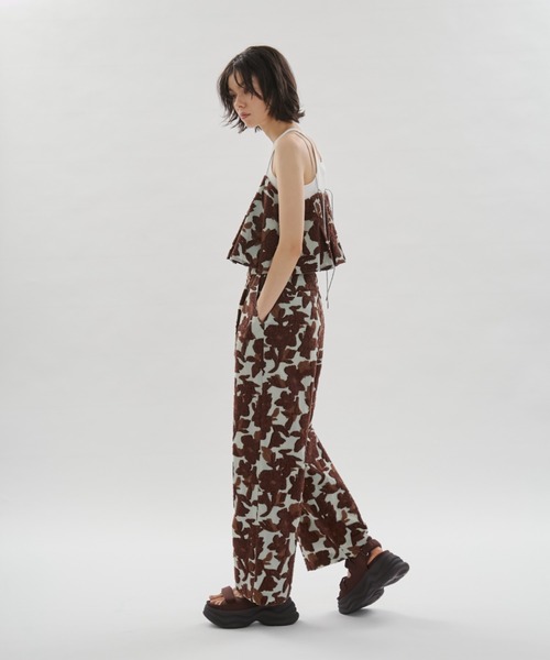 emmi（エミ）の「ジャガードタックビスチェ【セットアップ対応】（その他トップス・レディース・アイボリー/ミント・F）」の9枚目の写真