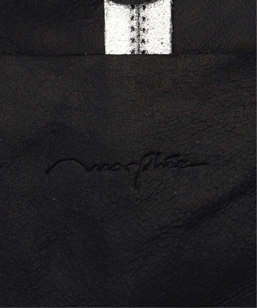 Morphee（モルフェ）の「MORPHEE(モルフェ) 3WAY MEDIUM TOTE ナッパレザーシルバー（トートバッグ・メンズ・シルバー・FREE）」の5枚目の写真