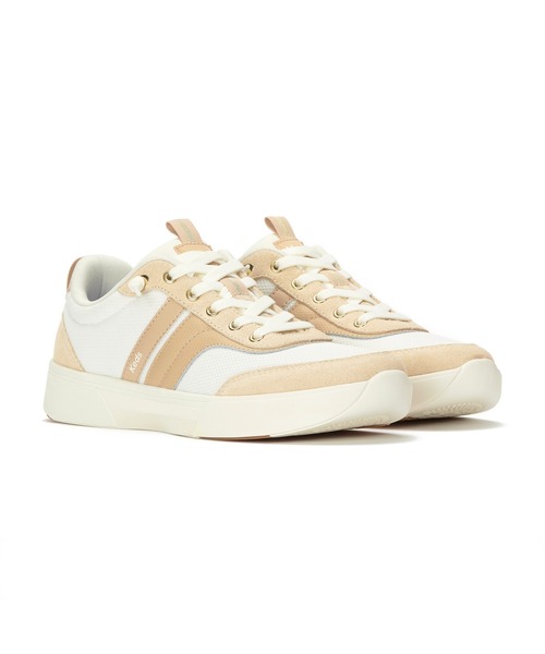 Keds(ケッズ)の「Keds ケッズ ブリスウォーク ウーバル メッシュ/スエード/レザー ナチュラルホワイト(スニーカー・レディース・オフホワイト・22.5cm/23.5cm/25.0cm/23.0cm/24.0cm/24.5cm)」の1枚目の写真