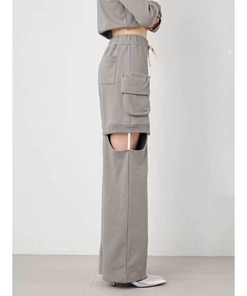 SORIN(ソリン )の「Slit Design Sweat Pants/スリットデザイン スウェットパンツ(スウェットパンツ・レディース・オフホワイト/カーキ/ブラック・36/38)」の18枚目の写真