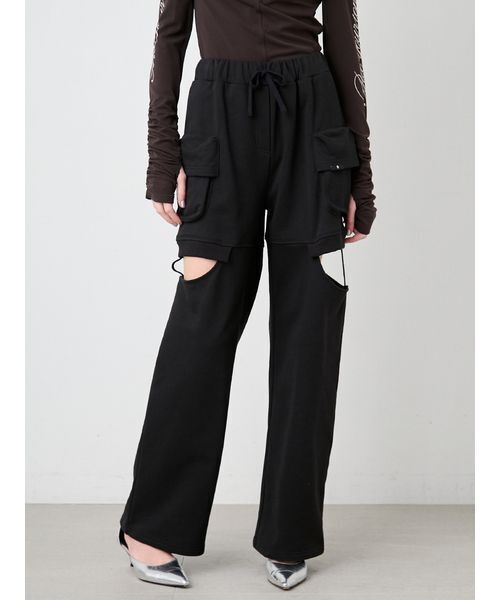 SORIN(ソリン )の「Slit Design Sweat Pants/スリットデザイン スウェットパンツ(スウェットパンツ・レディース・オフホワイト/カーキ/ブラック・36/38)」の20枚目の写真