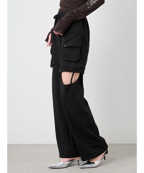 SORIN(ソリン )の「Slit Design Sweat Pants/スリットデザイン スウェットパンツ(スウェットパンツ・レディース・オフホワイト/カーキ/ブラック・36/38)」の22枚目の写真
