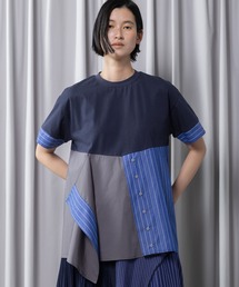 MARECHAL TERRE（マルシャルテル）の「コンビネーションデザイントップス（Tシャツ/カットソー）」