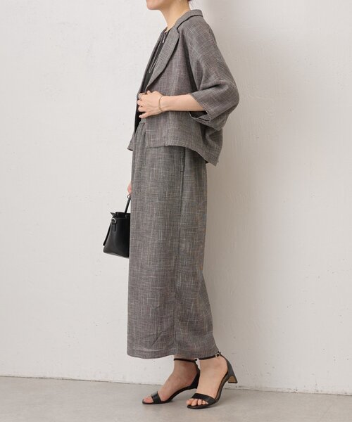 BEARDSLEY（ビアズリー）の「ツイードスカート（スカート・レディース・ベージュ/ブラック・FREE）」の5枚目の写真