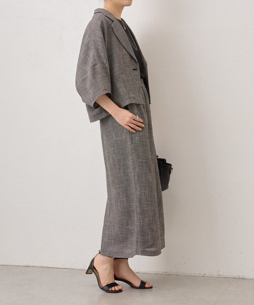 BEARDSLEY（ビアズリー）の「ツイードスカート（スカート・レディース・ベージュ/ブラック・FREE）」の7枚目の写真