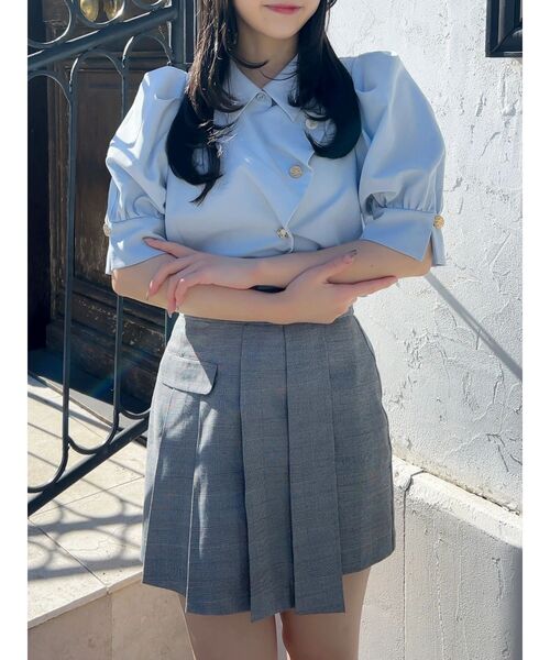 dazzlin(ダズリン)の「プリーツラップミニスカート(スカート・レディース・ベージュ/その他1/チャコールグレー・SMALL/MEDIUM)」の22枚目の写真