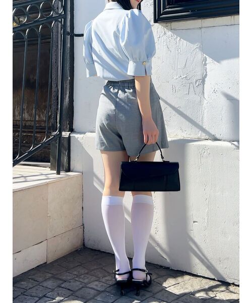 dazzlin(ダズリン)の「プリーツラップミニスカート(スカート・レディース・ベージュ/その他1/チャコールグレー・SMALL/MEDIUM)」の13枚目の写真