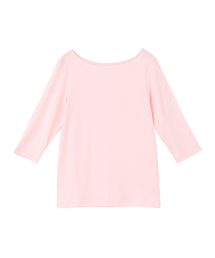 《定番》フライス5分袖ボートTシャツ