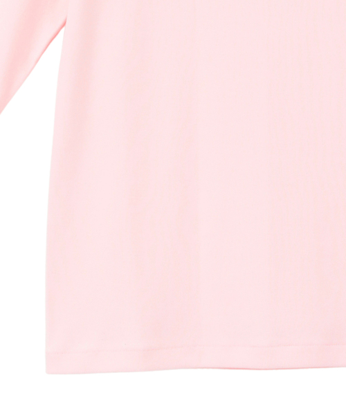 martinique(マルティニーク)の「《定番》フライス5分袖ボートTシャツ(Tシャツ/カットソー・レディース・ホワイト/ピンク/ブラウン・FREE)」の7枚目の写真