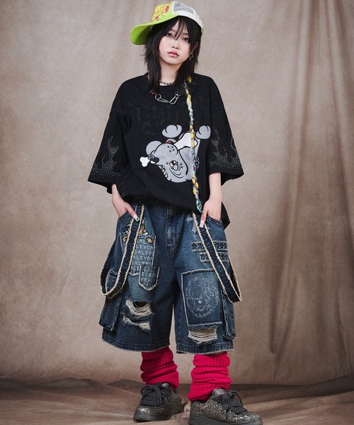 GALFY(ガルフィー)の「GALFY-ファイヤーピカピカTee(Tシャツ/カットソー・メンズ・ブラック/ブルー・XL/L)」の7枚目の写真