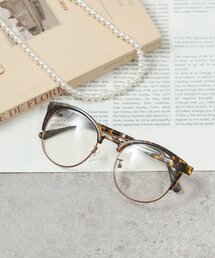 mystic | マーブルハーフリムメガネ(メガネ)