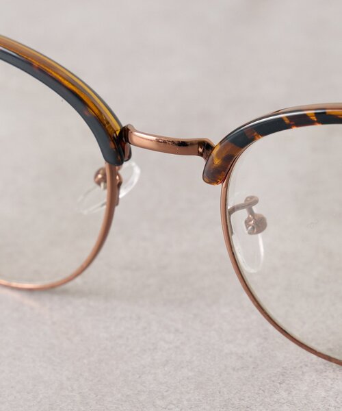 mystic（ミスティック）の「マーブルハーフリムメガネ（メガネ・レディース・ブラウン・ONE SIZE）」の9枚目の写真