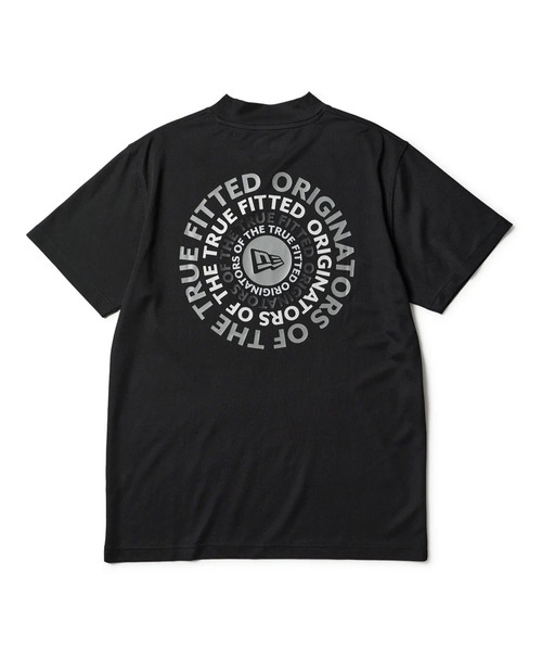 NEW ERA(ニューエラ)の「NEW ERA/ニューエラ 半袖 Tシャツ ミッドネック 鹿の子 吸汗速乾 UVカット 抗菌 14859917/14859918/14859919(Tシャツ/カットソー・メンズ・ホワイト/グレー/ブラック・L/M/XXL/XL)」の1枚目の写真