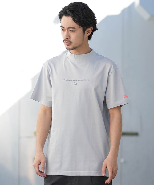NEW ERA(ニューエラ)の「NEW ERA/ニューエラ 半袖 Tシャツ ミッドネック 鹿の子 吸汗速乾 UVカット 抗菌 14859917/14859918/14859919(Tシャツ/カットソー・メンズ・ホワイト/グレー/ブラック・L/M/XXL/XL)」の11枚目の写真