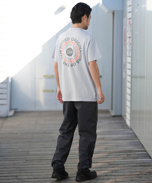 NEW ERA(ニューエラ)の「NEW ERA/ニューエラ 半袖 Tシャツ ミッドネック 鹿の子 吸汗速乾 UVカット 抗菌 14859917/14859918/14859919(Tシャツ/カットソー・メンズ・ホワイト/グレー/ブラック・L/M/XXL/XL)」の15枚目の写真