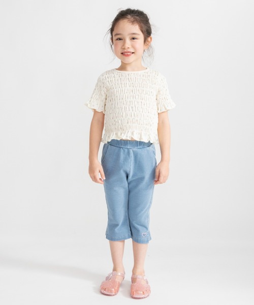 BRANSHES(ブランシェス)の「スモッキング半袖Tシャツ(Tシャツ/カットソー・キッズ・サックスブルー/ブラック/ピンク・140/120/100/110/150/130)」の15枚目の写真