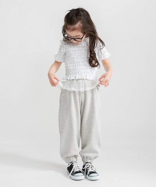 BRANSHES(ブランシェス)の「スモッキング半袖Tシャツ(Tシャツ/カットソー・キッズ・サックスブルー/ブラック/ピンク・140/120/100/110/150/130)」の16枚目の写真