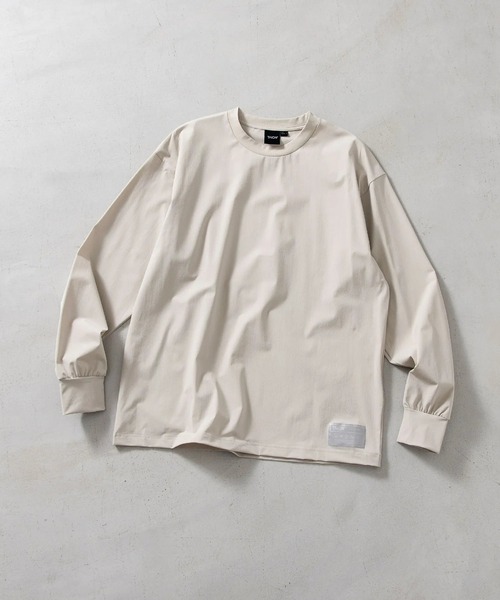 TAION(タイオン)の「【TAION(タイオン)】〈ユニセックス〉ファンクションT UV 接触冷感 抗菌 速乾 ストレッチ ロングスリーブ Tシャツ(Tシャツ/カットソー・メンズ・ダークネイビー/ホワイト/ライトグレー/チャコール/ブラック/カーキ・S/M/L/XL/2XL/XS/3XL)」の3枚目の写真