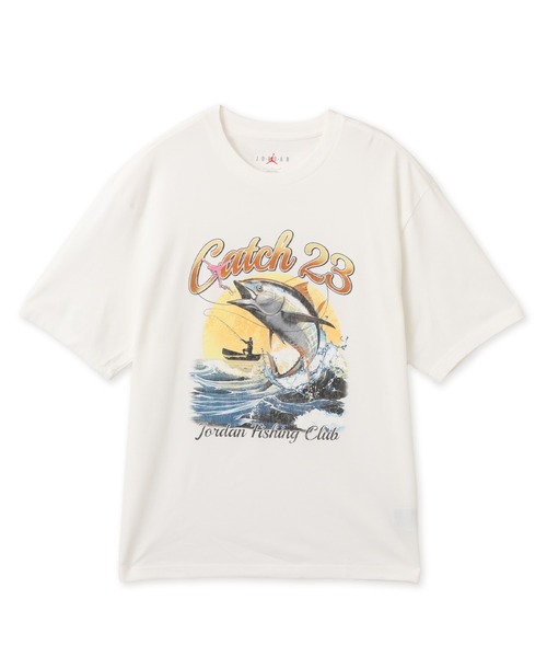 JORDAN BRAND(ジョーダンブランド)の「JORDAN BRAND M J NC FISH GFX SS CREW / ジョーダン ブランド ジョーダン NC フィッシュ GFX ショートスリーブ クルー / NIKE【SP】(Tシャツ/カットソー・メンズ・ブラック/ホワイト・XXL/M/L/XL/S)」の1枚目の写真