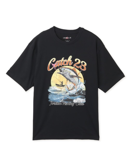 JORDAN BRAND(ジョーダンブランド)の「JORDAN BRAND M J NC FISH GFX SS CREW / ジョーダン ブランド ジョーダン NC フィッシュ GFX ショートスリーブ クルー / NIKE【SP】(Tシャツ/カットソー・メンズ・ブラック/ホワイト・XXL/M/L/XL/S)」の2枚目の写真