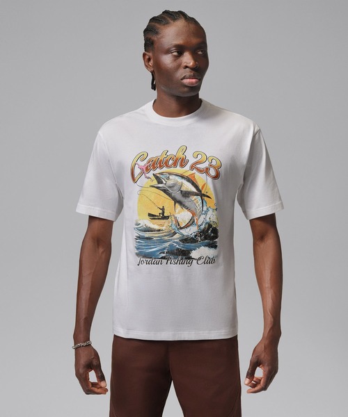 JORDAN BRAND(ジョーダンブランド)の「JORDAN BRAND M J NC FISH GFX SS CREW / ジョーダン ブランド ジョーダン NC フィッシュ GFX ショートスリーブ クルー / NIKE【SP】(Tシャツ/カットソー・メンズ・ブラック/ホワイト・XXL/M/L/XL/S)」の13枚目の写真
