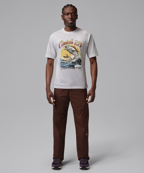 JORDAN BRAND(ジョーダンブランド)の「JORDAN BRAND M J NC FISH GFX SS CREW / ジョーダン ブランド ジョーダン NC フィッシュ GFX ショートスリーブ クルー / NIKE【SP】(Tシャツ/カットソー・メンズ・ブラック/ホワイト・XXL/M/L/XL/S)」の4枚目の写真