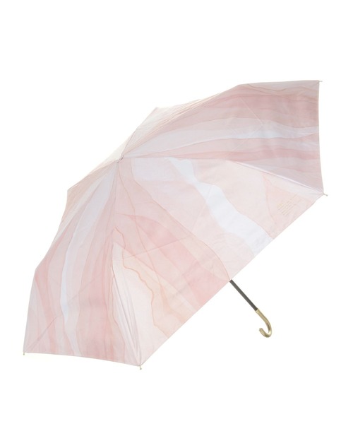 GLOBAL WORK(グローバルワーク)の「遮光ウォーターペイントミニ傘/一部店舗限定/658211(折りたたみ傘・レディース・ピンク/ライトブルー・FREE)」の1枚目の写真
