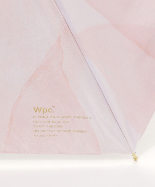 GLOBAL WORK(グローバルワーク)の「遮光ウォーターペイントミニ傘/一部店舗限定/658211(折りたたみ傘・レディース・ピンク/ライトブルー・FREE)」の7枚目の写真