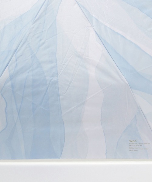 GLOBAL WORK(グローバルワーク)の「遮光ウォーターペイントミニ傘/一部店舗限定/658211(折りたたみ傘・レディース・ピンク/ライトブルー・FREE)」の9枚目の写真