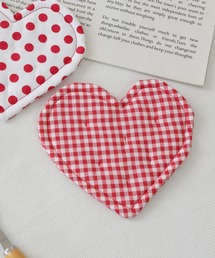 IRADOWL（アイラドール）の「【アイラドール room】ハート型マルチ柄コースター（ランチョンマット/テーブルウェア）」