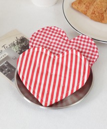 IRADOWL（アイラドール）の「【アイラドール room】ハート型マルチ柄コースター（ランチョンマット/テーブルウェア）」