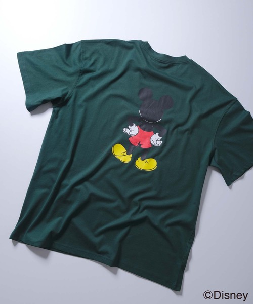 Disney（ディズニー）の「メンズ MICKEY MOUSE ミッキーマウス オーバーサイズＴシャツ（Tシャツ/カットソー・メンズ・ホワイト系その他/ホワイト系その他3/ネイビー/グレー系その他2/ブルー系その他/グレー系その他3/モカ/グリーン系その他/グレー系その他4/オフホワイト/杢グレー/ダークグリーン/チャコールグレー/ホワイト系その他2/グレー系その他・M/L/XL）」の20枚目の写真