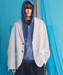 MAISON SPECIAL（メゾンスペシャル）の「《UNISEX》Wooly Mesh Relax-Over 2B Tailored Jacket ウーリーメッシュリラックスオーバー2Bテーラードジャケット【MAISON SPECIAL メゾンスペシャル】■セットアップ対応■（テーラードジャケット）」