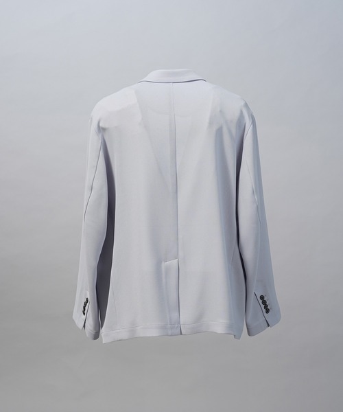 MAISON SPECIAL(メゾンスペシャル)の「《UNISEX》Wooly Mesh Relax-Over 2B Tailored Jacket/ウーリーメッシュリラックスオーバー2Bテーラードジャケット【MAISON SPECIAL/メゾンスペシャル】■セットアップ対応■(テーラードジャケット・メンズ・ラベンダー/チャコールグレー/ブラック・2/1/0)」の20枚目の写真
