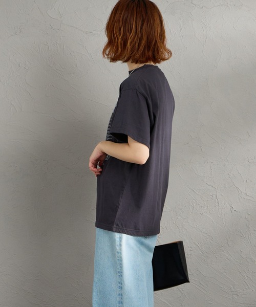 THE SHINZONE（ザ　シンゾーン）の「[THE SHINZONE/ザ シンゾーン] JAZZ CONCERT プリントTシャツ（Tシャツ/カットソー・レディース・ホワイト/グレー・0）」の4枚目の写真