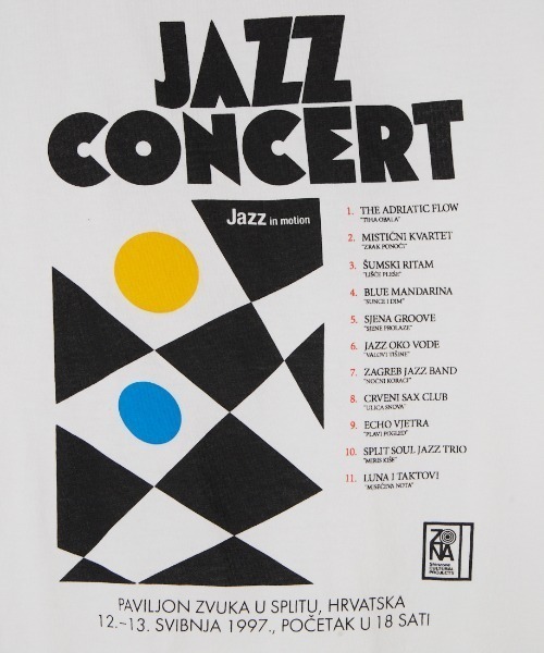 THE SHINZONE（ザ　シンゾーン）の「[THE SHINZONE/ザ シンゾーン] JAZZ CONCERT プリントTシャツ（Tシャツ/カットソー・レディース・ホワイト/グレー・0）」の12枚目の写真