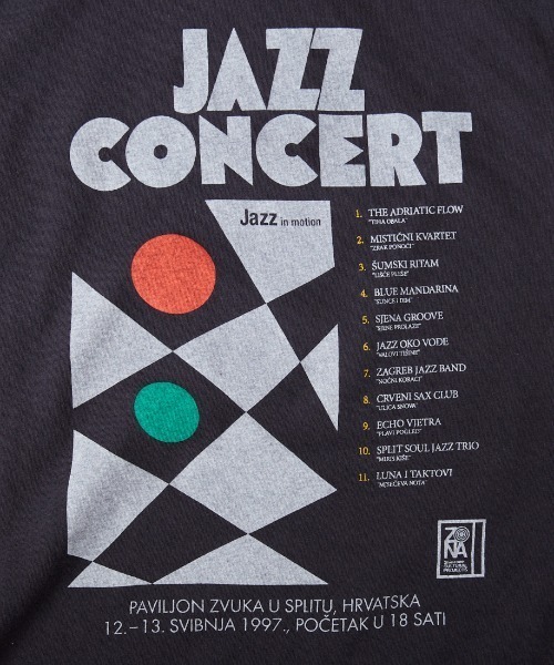 THE SHINZONE（ザ　シンゾーン）の「[THE SHINZONE/ザ シンゾーン] JAZZ CONCERT プリントTシャツ（Tシャツ/カットソー・レディース・ホワイト/グレー・0）」の9枚目の写真