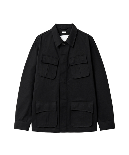 YOUCHE PRET A PORTER(ユッシュプレタポルテ)の「SQ MODULE FATIGUE JACKET Black(ミリタリージャケット・メンズ・その他・MEDIUM/LARGE)」の1枚目の写真