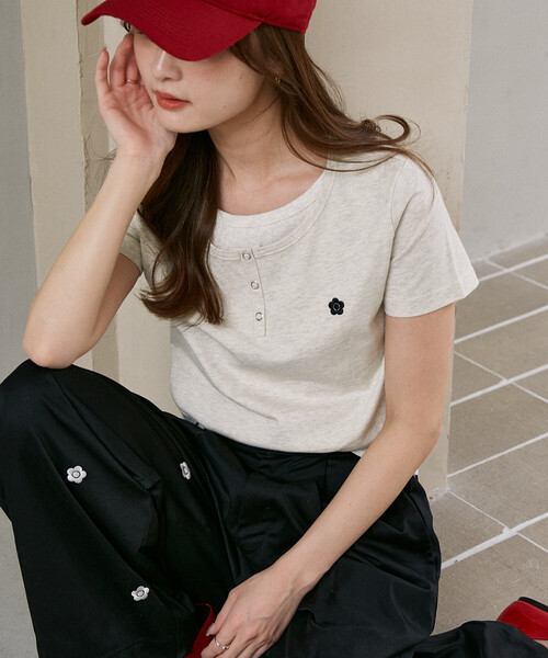 MARY QUANT × PUBLUX/マリークワント レイヤード風 コンパクト