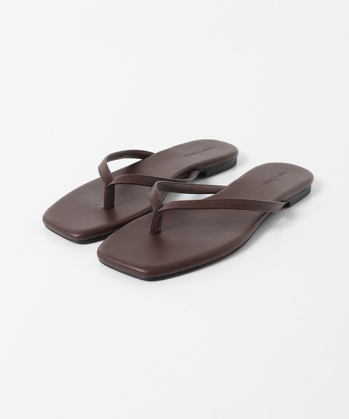 URBAN RESEARCH Sonny Label（アーバンリサーチサニーレーベル）の「軽量フラットトングサンダル（サンダル・レディース・ベージュ/ブラック/ブラウン・LARGE/SMALL/MEDIUM）」の12枚目の写真