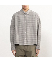 BEGIN202（ビギン202）の「[3カラー] ローラインクロップチェックシャツ（シャツ/ブラウス）」