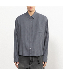 BEGIN202（ビギン202）の「[3カラー] ローラインクロップチェックシャツ（シャツ/ブラウス）」