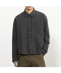 BEGIN202（ビギン202）の「[3カラー] ローラインクロップチェックシャツ（シャツ/ブラウス）」