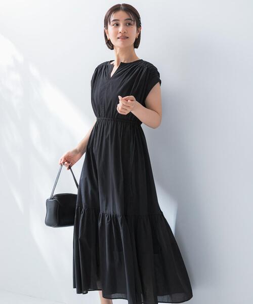 URBAN RESEARCH ROSSO WOMEN(アーバンリサーチ ロッソ)の「『WEB限定』コットンボイルワンピース(ワンピース・レディース・ラベンダー/ブルー/ブラック/ブラウン・38/36)」の11枚目の写真