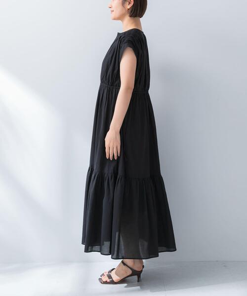 URBAN RESEARCH ROSSO WOMEN(アーバンリサーチ ロッソ)の「『WEB限定』コットンボイルワンピース(ワンピース・レディース・ラベンダー/ブルー/ブラック/ブラウン・38/36)」の19枚目の写真
