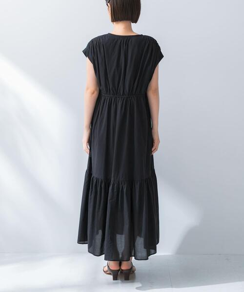 URBAN RESEARCH ROSSO WOMEN(アーバンリサーチ ロッソ)の「『WEB限定』コットンボイルワンピース(ワンピース・レディース・ラベンダー/ブルー/ブラック/ブラウン・38/36)」の20枚目の写真